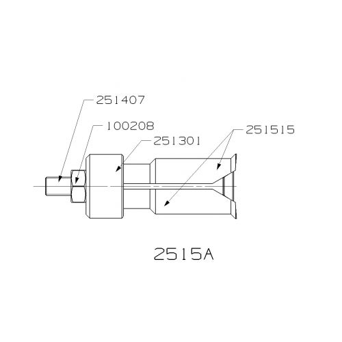 EXTRACTOR DE PINZA INTERIOR FORZA SERIE 2500